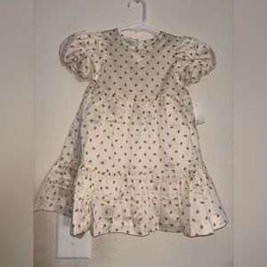 Amazon Essentials X Sofia Grainge Girl's dress with puffed sleeves, 24 months